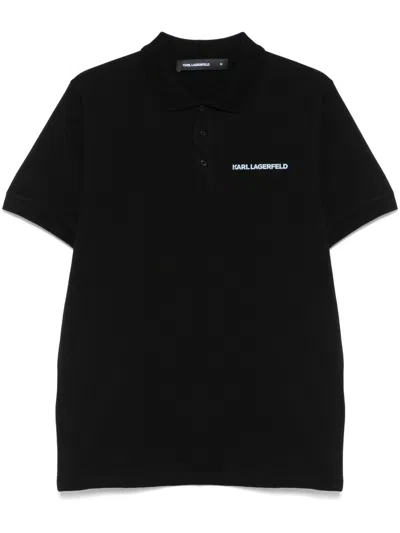 KARL LAGERFELD COTTON POLO SHIRT