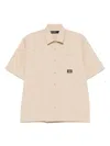 Karl Lagerfeld Cotton Shirt In Neutrals