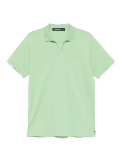 Karl Lagerfeld Cotton T-shirt In Green