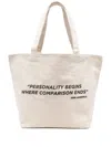 Karl Lagerfeld Cotton Tote Bag In 中性色