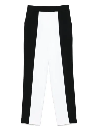 Karl Lagerfeld Crepe Trousers In White