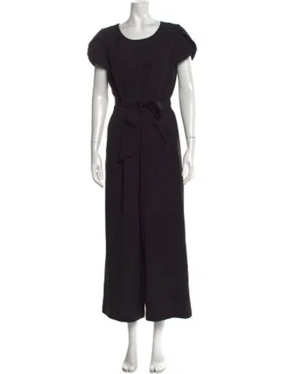 Pre-owned Karl Lagerfeld Crew Neck Jumpsuit In Black