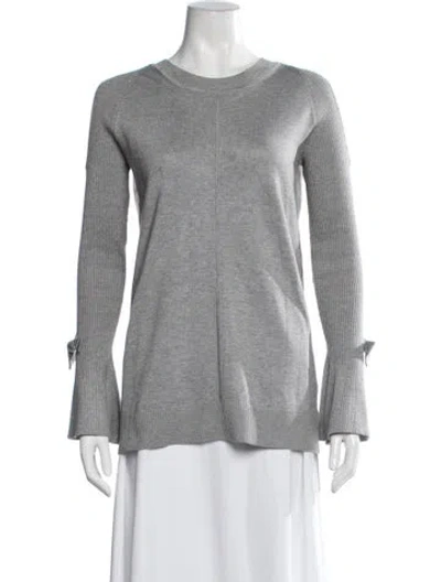 Pre-owned Karl Lagerfeld Crew Neck Sweater In Grey