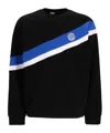 Karl Lagerfeld Crew-neck Sweatshirt In Black