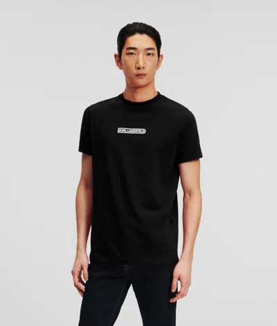 Karl Lagerfeld Crew-neck T-shirt In Black