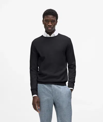 Karl Lagerfeld Crewneck Sweater In Black