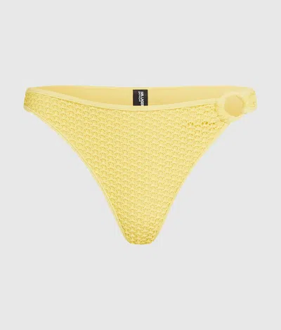 Karl Lagerfeld Crochet Bikini Bottoms