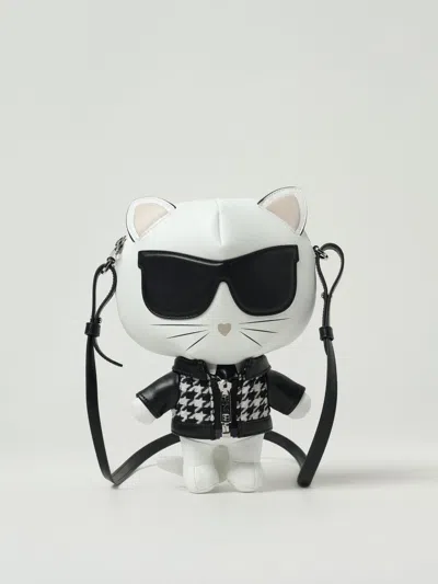 Karl Lagerfeld Crossbody Bags  Woman Color White