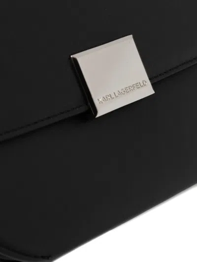 Karl Lagerfeld Crossbody Forever S Black Gold Closure