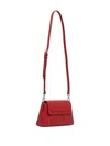 Karl Lagerfeld Crossbody Ikon Red Relief Logo In Red