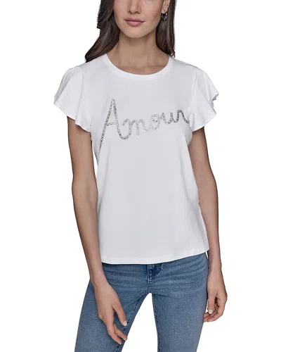 Karl Lagerfeld Crystal Amour Tee