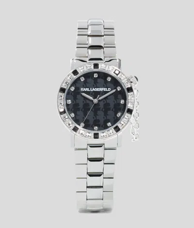 Karl Lagerfeld Crystal-embellished Watch