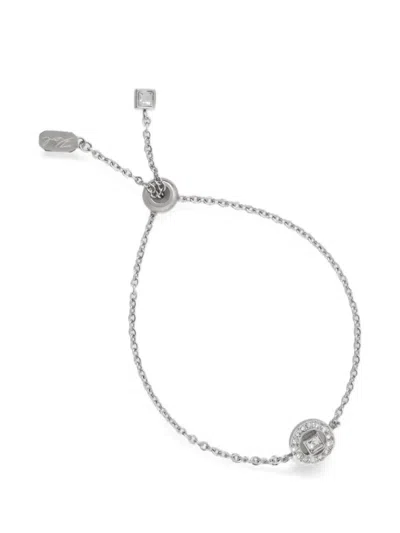 Karl Lagerfeld Crystal-embellished Chain Bracelet In Metallic