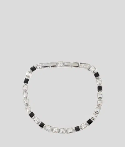 Karl Lagerfeld Crystals Bracelet In Multi