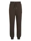 Karl Lagerfeld Cuffed Track Pants In Brown