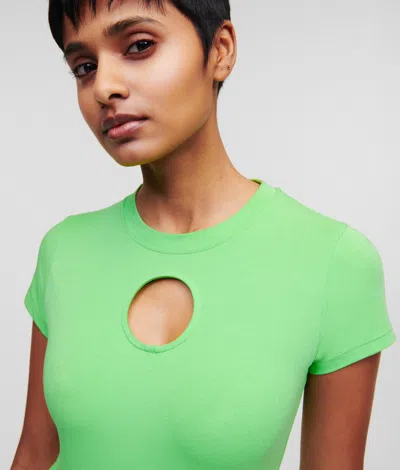 Karl Lagerfeld Cut-out Bodysuit