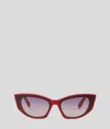 Karl Lagerfeld Cut-out Signature Sunglasses