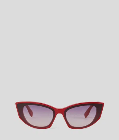 Karl Lagerfeld Cut-out Signature Sunglasses