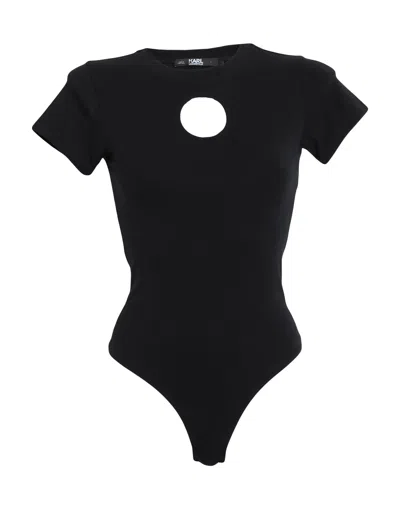 Karl Lagerfeld T-shirts In Black