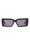 Karl Lagerfeld Cut-out Karl Signature Sunglasses In Black