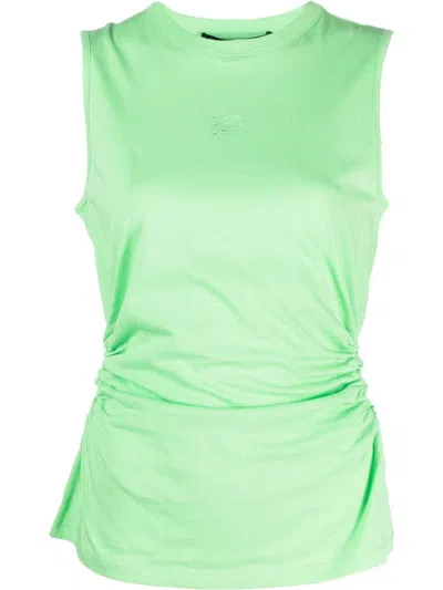 Karl Lagerfeld Woman T-shirt Light Green Size Xs Organic Cotton
