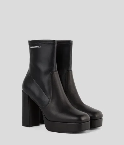 Karl Lagerfeld Daphne Stretch Midi Boots