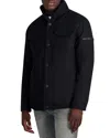 Karl Lagerfeld December Wool Jacket In Black