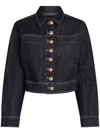 Karl Lagerfeld Cropped Denim Jacket