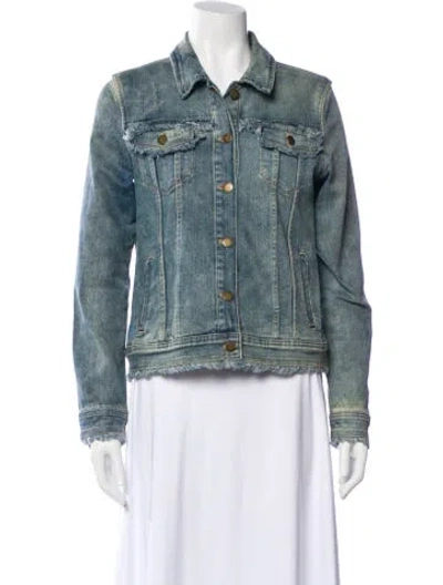 Pre-owned Karl Lagerfeld Denim Jacket In Blue