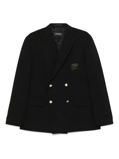Karl Lagerfeld Dine Blazer In Black