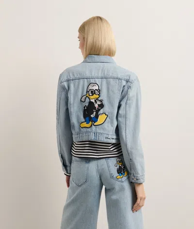 Karl Lagerfeld Disney X Kl Denim Jacket In Blue
