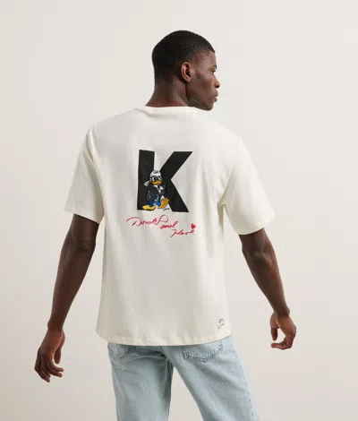 Karl Lagerfeld Disney X Kl Initial T-shirt In Brown