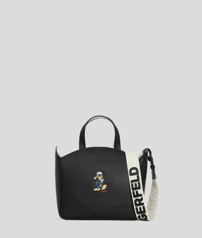 Karl Lagerfeld Disney X Kl Kleine Tote-bag In Black