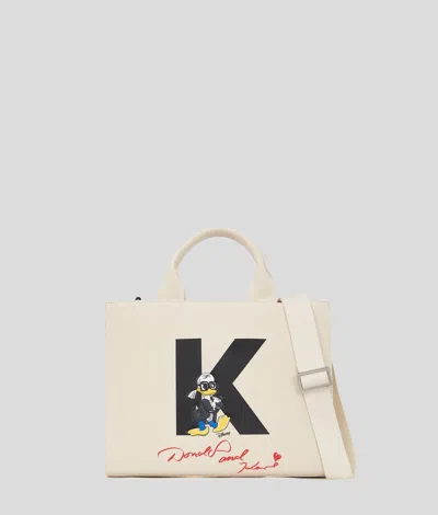Karl Lagerfeld Disney X Kl Medium Shopper In Sand