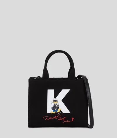 Karl Lagerfeld Disney X Kl Mini Shopper In Black
