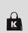 Karl Lagerfeld Disney X Kl Mini Shopper In Black