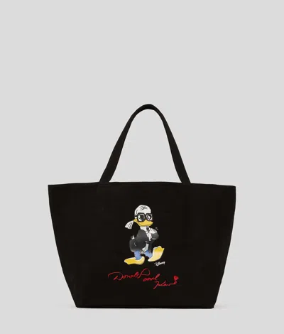 Karl Lagerfeld Disney X Kl Shopper In Black