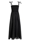Karl Lagerfeld Dna Signature Maxi Dress In Black