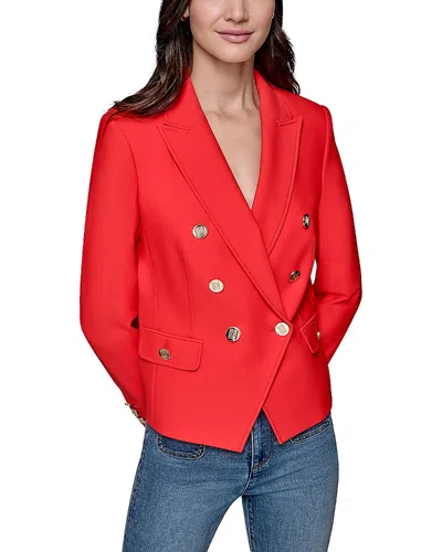 Karl Lagerfeld Double Breasted Blazer In Apple
