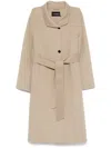 KARL LAGERFELD KARL LAGERFELD DOUBLE FACE WOOL COAT