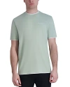 Karl Lagerfeld Double Hem Tee In Mint