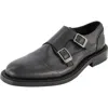 Karl Lagerfeld Double Monk Strap Shoe In Black