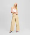 Karl Lagerfeld Double-pleated Wide-leg Pants