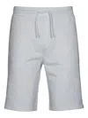 Karl Lagerfeld Drawstring Sweat Shorts In White