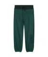 Karl Lagerfeld Logo Embroidered Drawstring Trousers In Green
