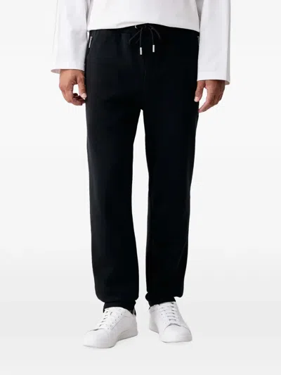 Karl Lagerfeld Drawstring-waist Track Pants In Black