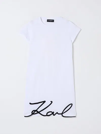 Karl Lagerfeld Dress  Kids Kids Color White