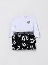 Karl Lagerfeld Dress  Kids Kids Color White In Black