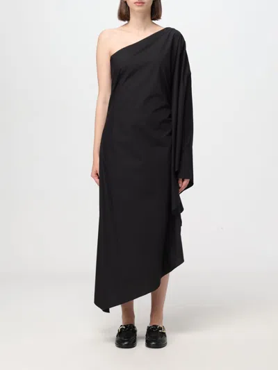 Karl Lagerfeld Hun Kim's Edit One-shoulder Dress In Black