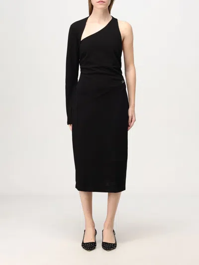 Karl Lagerfeld Dress  Woman Color Black In Schwarz
